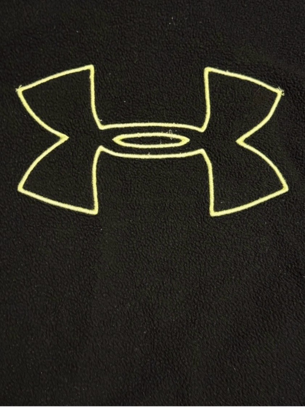 Under Armour Fleece Hoodie Men’s 2XL Black Blue Loose Fit Pullover - Picture 6 of 10